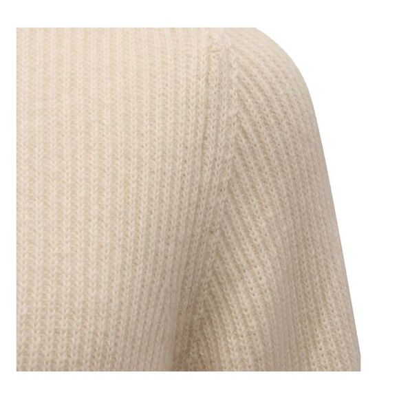 Alpha Studio White Cashmere Men's Sweater - Picture 3 of 4